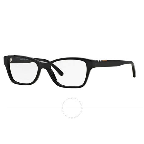 burberry eyeglasses be2144|Burberry Unisex Black Oval Eyeglass Frames BE2144 3001 53.